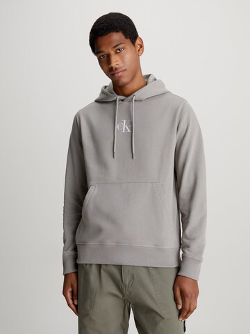 Calvin Klein Jeans Sweatshirt in Grey: front