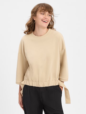 Sweat-shirt JOOP! en beige : devant