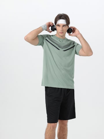 YOUTHUP Tracksuit 'Belüftung' in Green