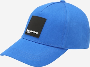 Cappello da baseball di KARL LAGERFELD JEANS in blu: frontale