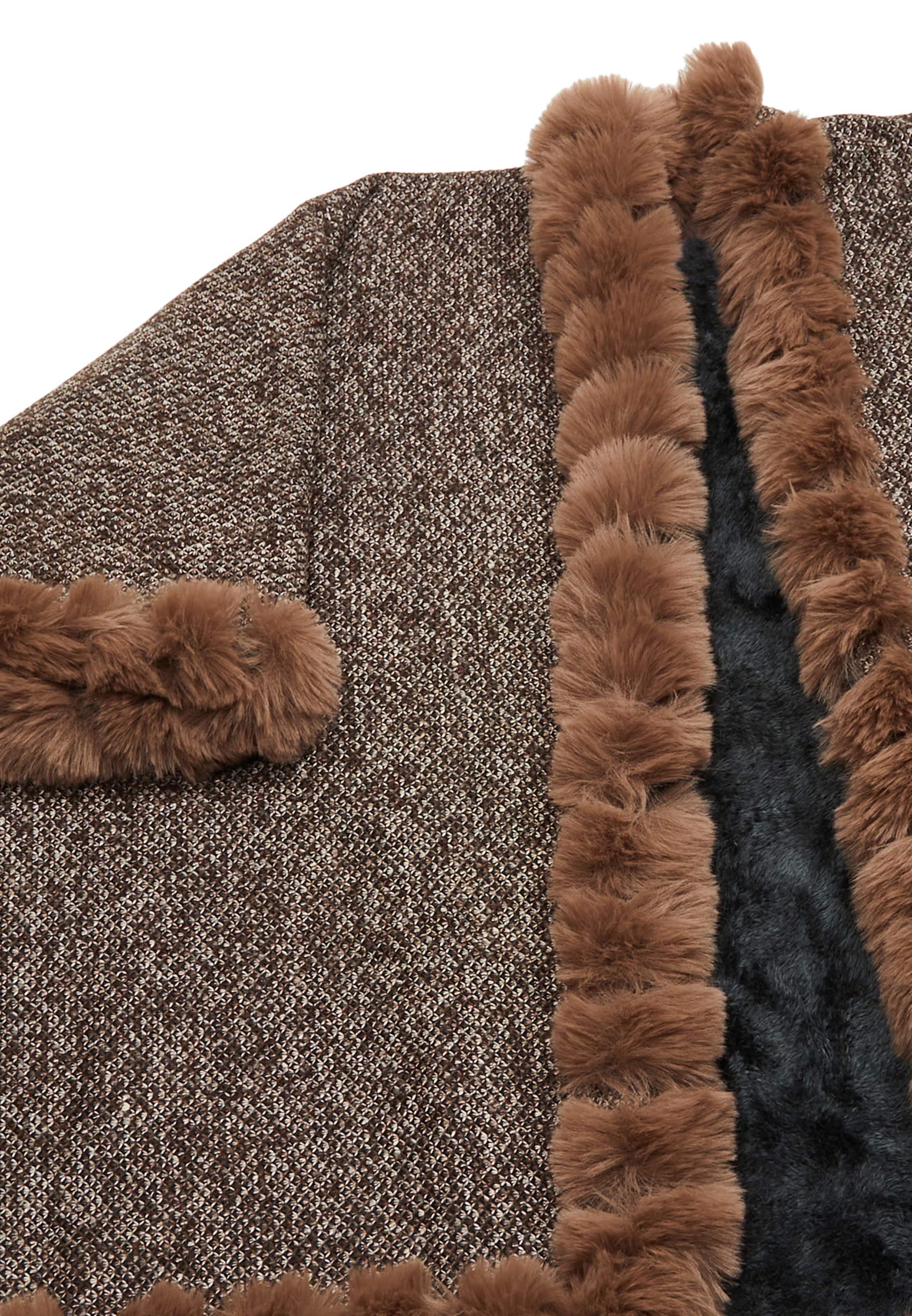 FRAULLY Кейп в Коричневый