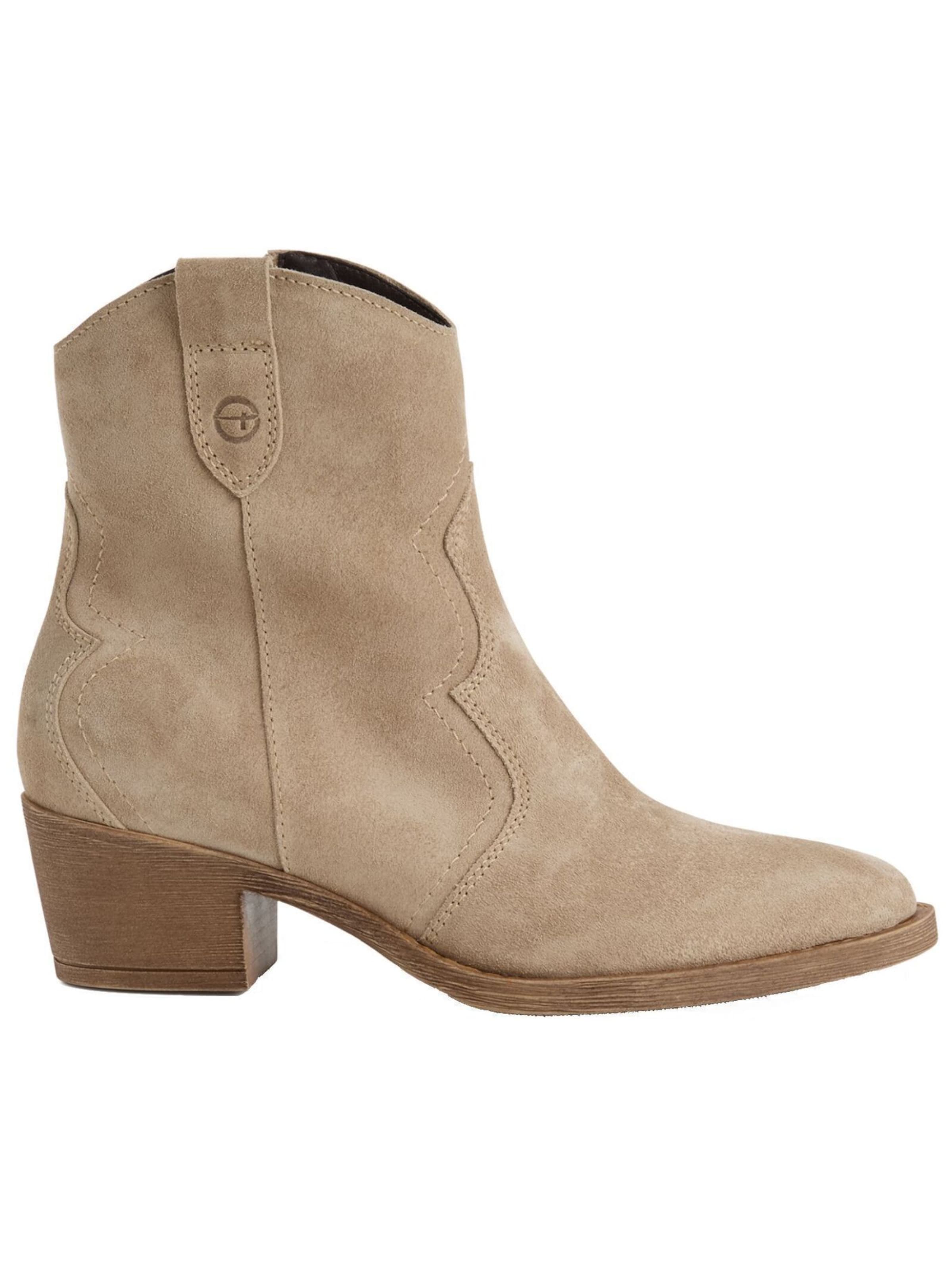 Bottes de cowboy Tamaris en beige