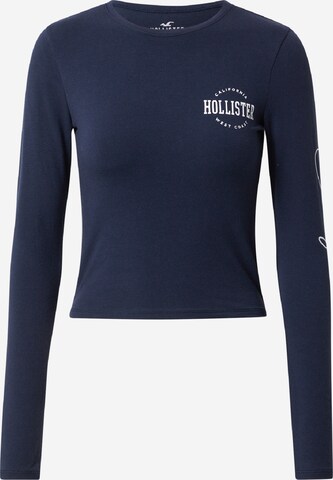 T-shirt HOLLISTER en bleu : devant