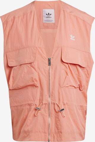 Gilet ADIDAS ORIGINALS en orange : devant