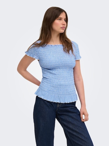 ONLY Top 'Celle' in Blauw: voorkant