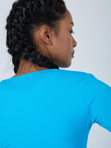 SPORTKIND Performance shirt 'Longsleeve Shirt' in Blue