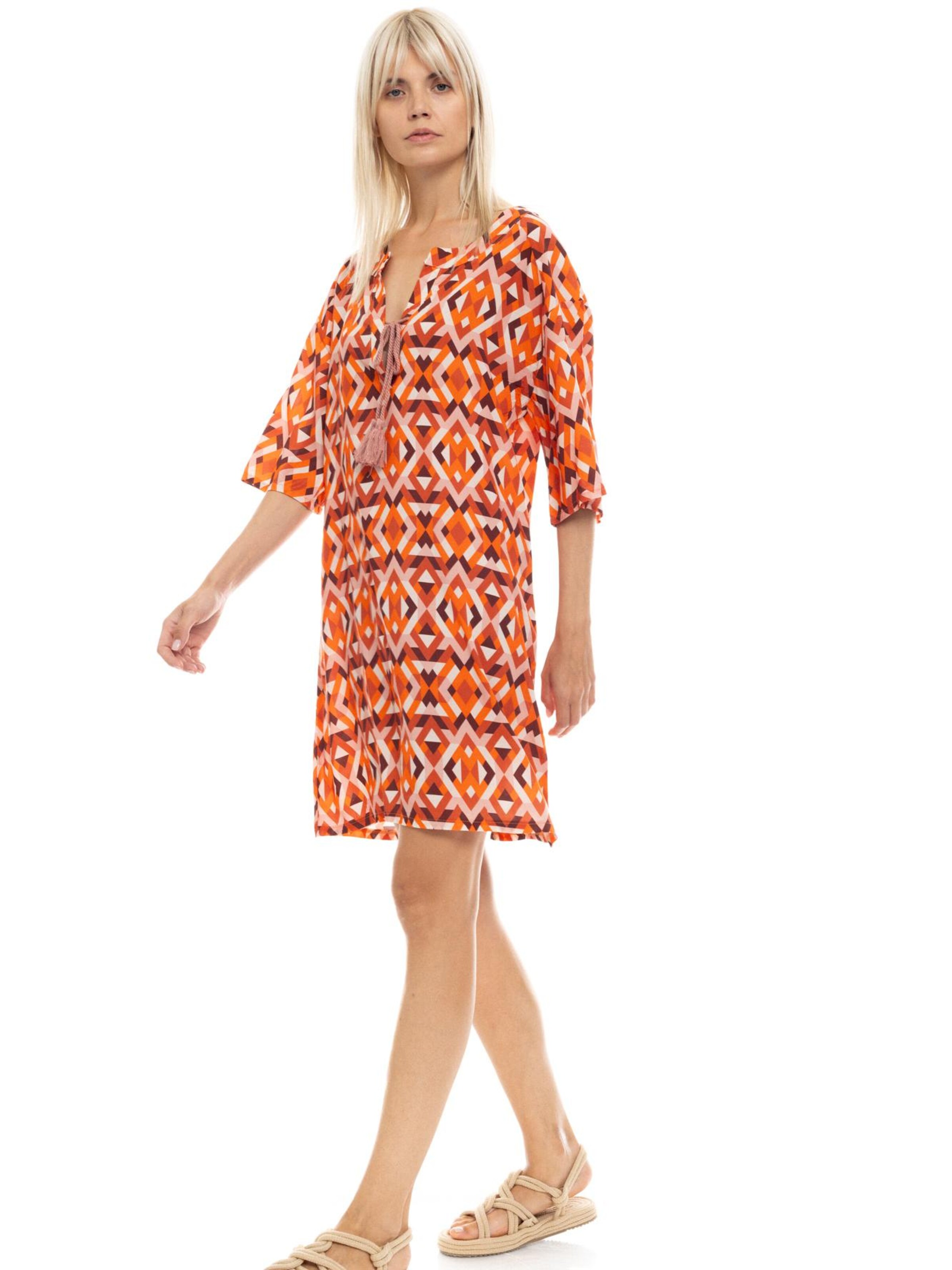 Abito estivo 'BEACHWEAR AZTEC' di Pink Label in arancione