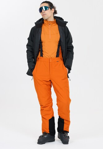 Whistler Regular Sports trousers 'Drizzle' in Orange