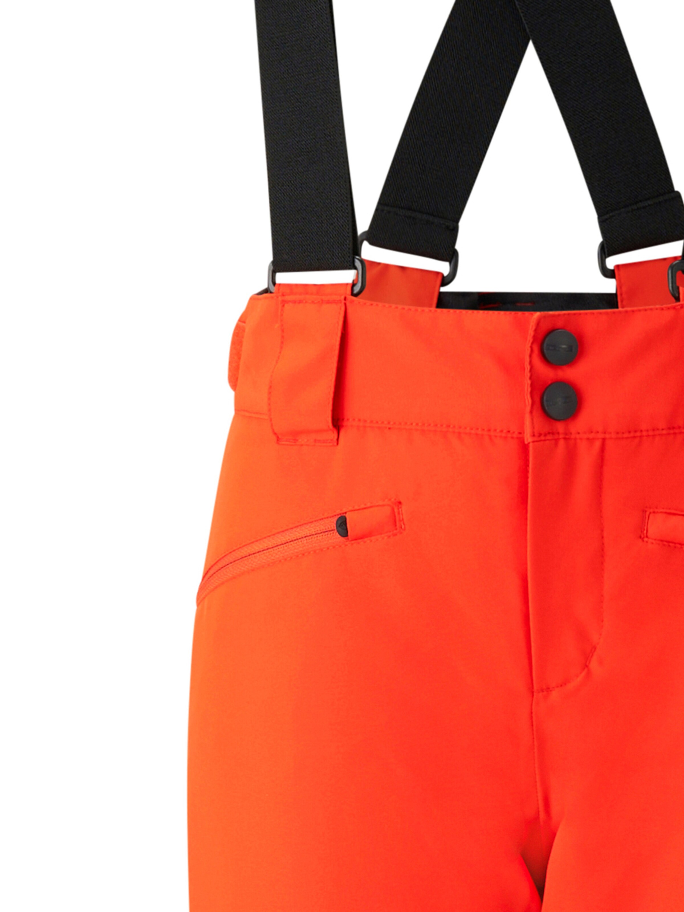 ZIENER Regular Workout Pants 'Axi' in Orange