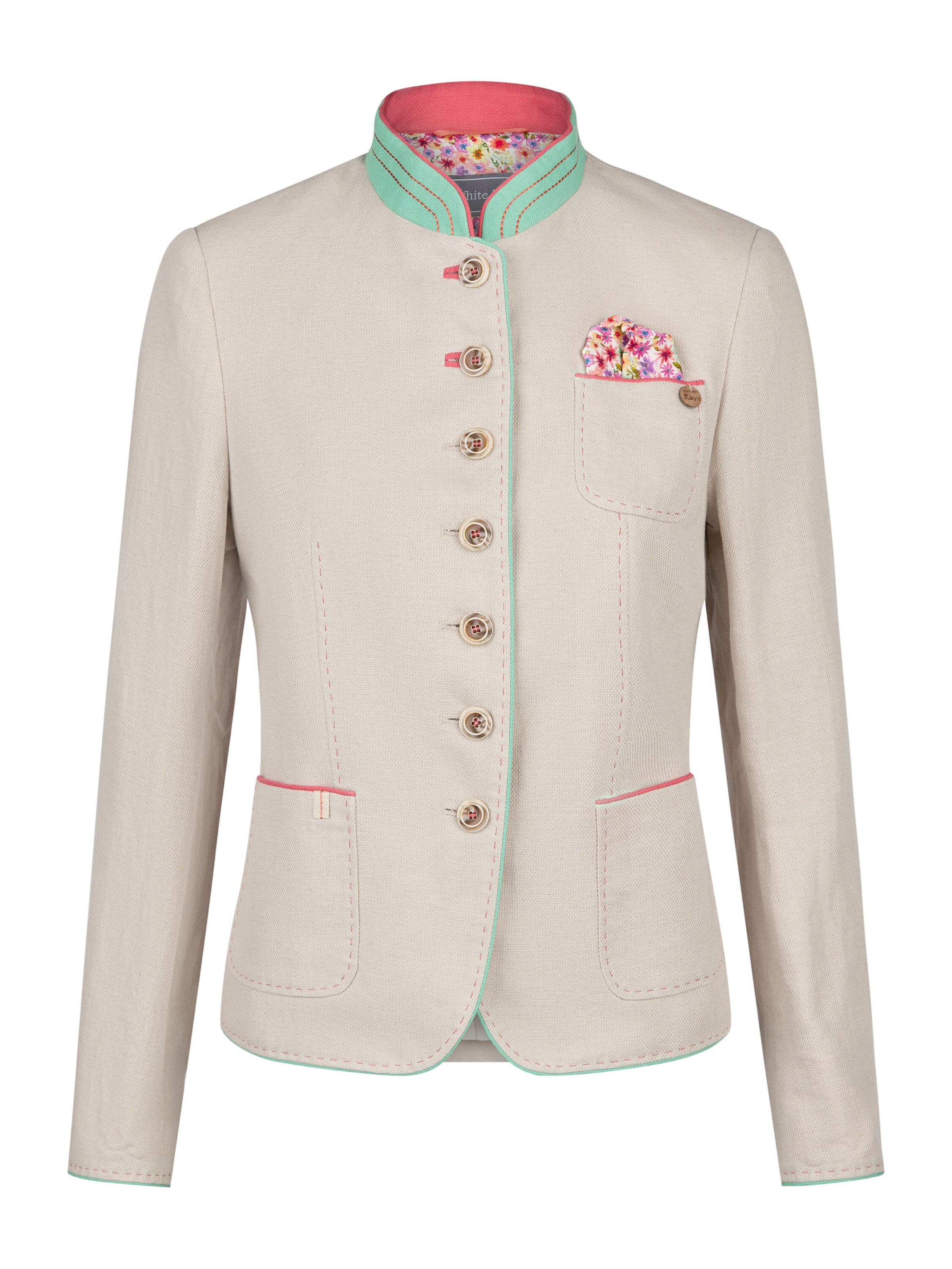 Blazer White Label en beige : devant