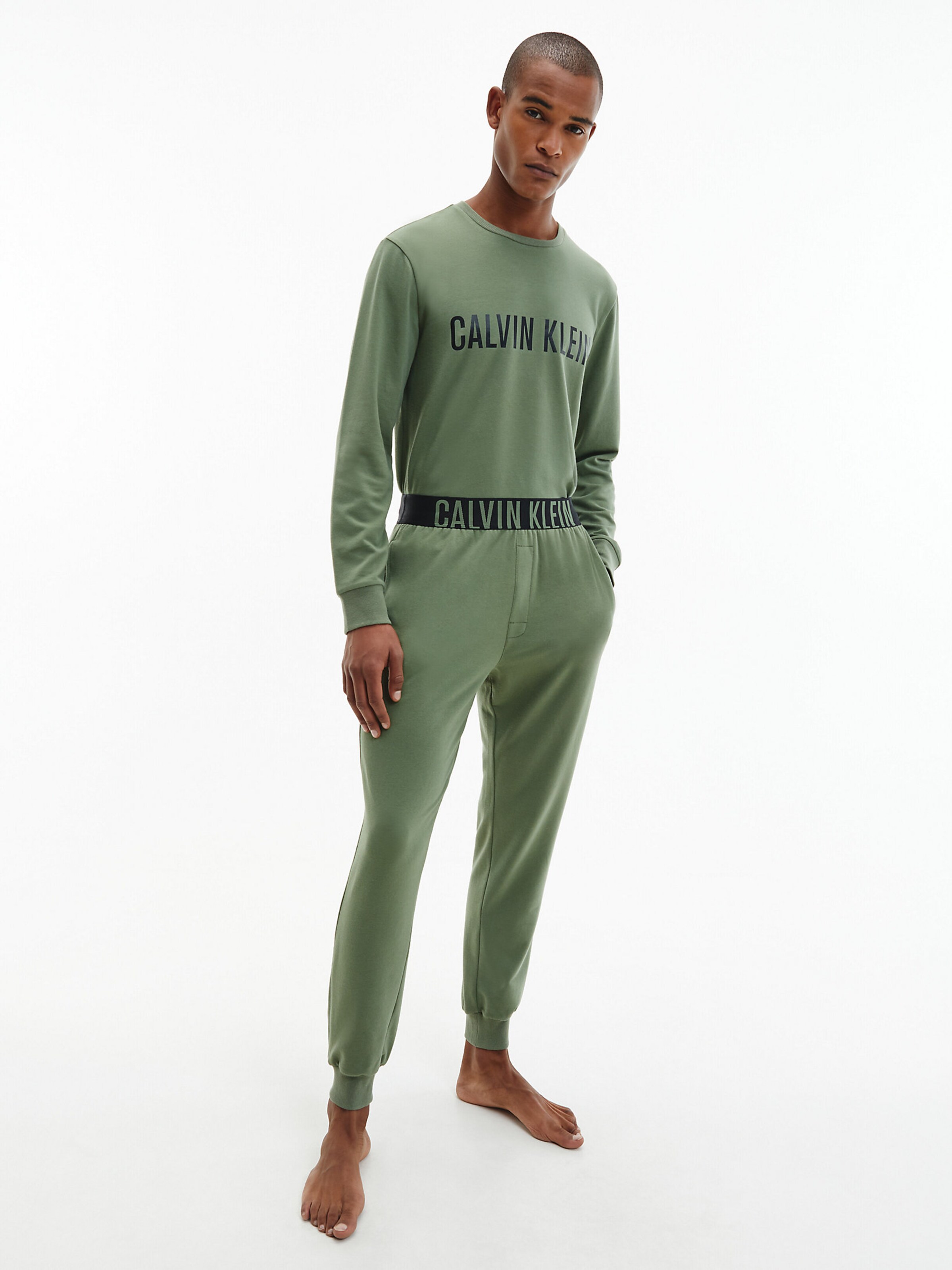 Männer Wäsche Calvin Klein Underwear Pyjamahose in Khaki - PF33250 Männer Wäsche Calvin Klein Underwear Pyjamahose in Khaki - PF33250