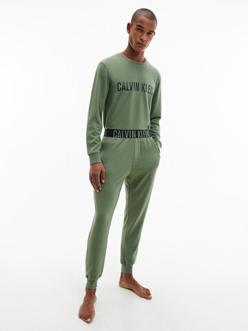 Calvin Klein Underwear Tapered Pajama Pants 'Intense Power' in Green