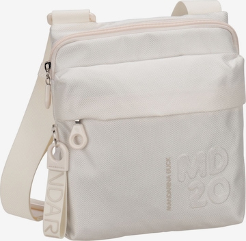 MANDARINA DUCK Crossbody Bag in White: front