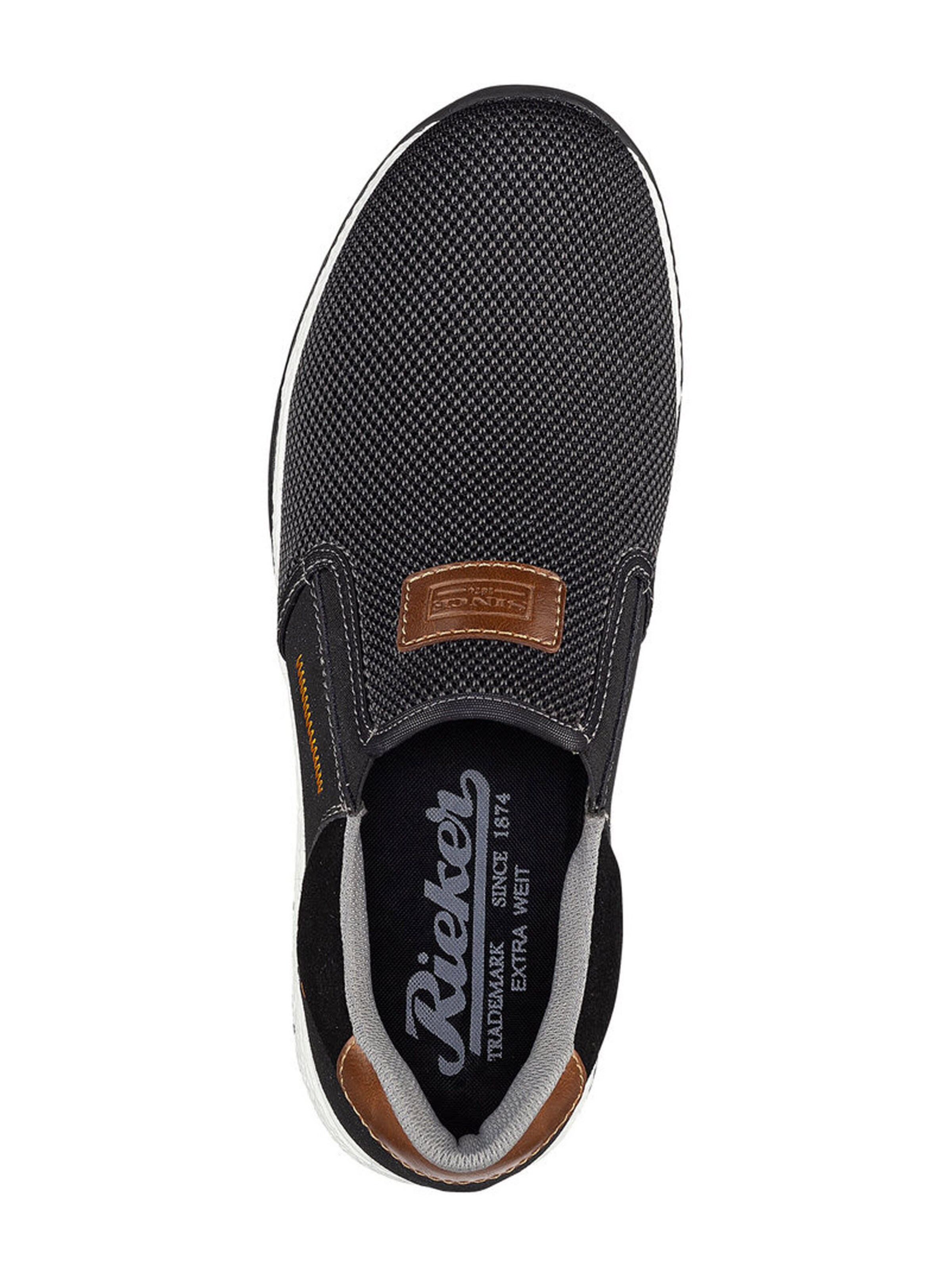 Rieker Trampki slip on w kolorze czarny