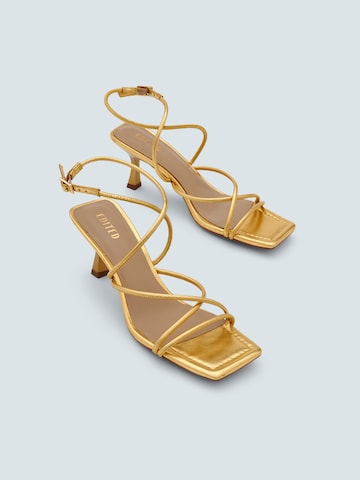 EDITED Sandal 'Kareene' in Gold