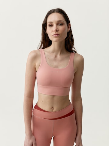 Bustier Soutien-gorge de sport 'Kate' Born Living Yoga en orange