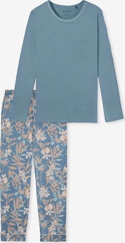 Pyjama ' Comfort Nightwear ' SCHIESSER en bleu : devant