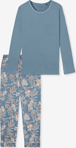 SCHIESSER Pyjama ' Comfort Nightwear ' in Blau: predná strana