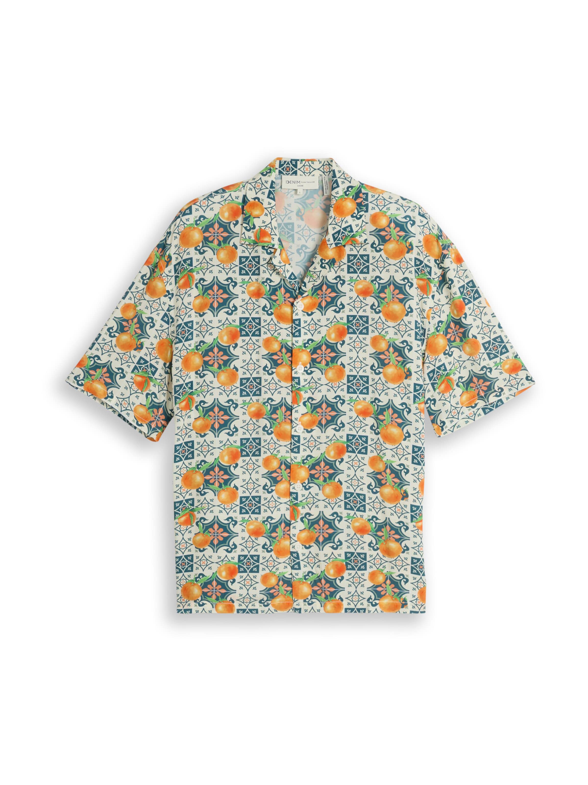 TOM TAILOR DENIM - Ajuste confortable Camisa en Mezcla de colores: frente