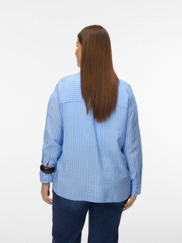 Vero Moda Curve Blouse 'VMCKAJA' in Blue
