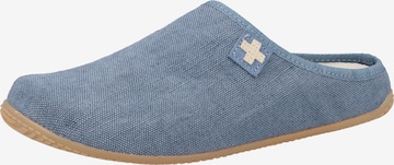 Living Kitzbühel Slippers in Blue: front