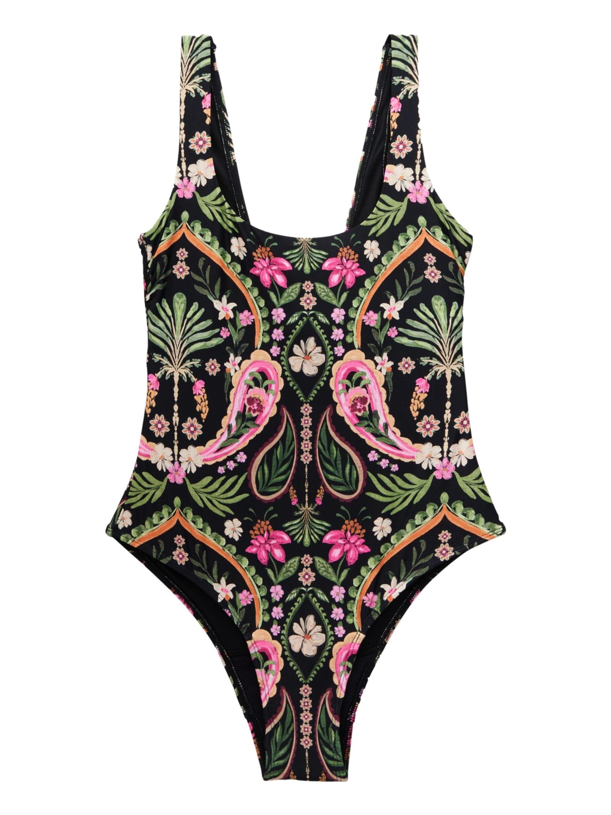 Next Бюстье Купальник в Черный: спереди