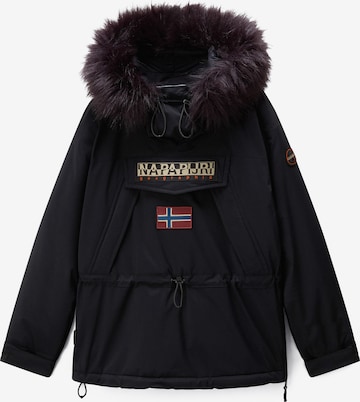 NAPAPIJRIPrijelazna jakna 'Skidoo 2.0' - crna boja: prednji dio