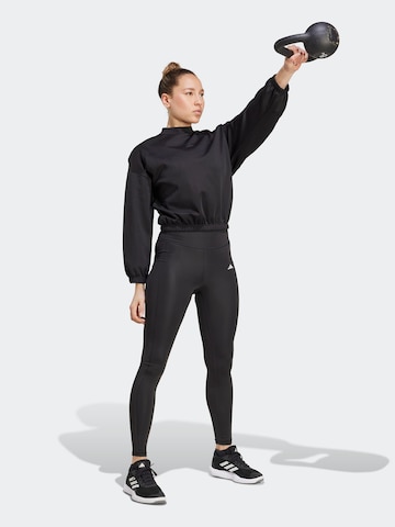 ADIDAS PERFORMANCE - Camiseta deportiva 'Essentials' en negro: frente