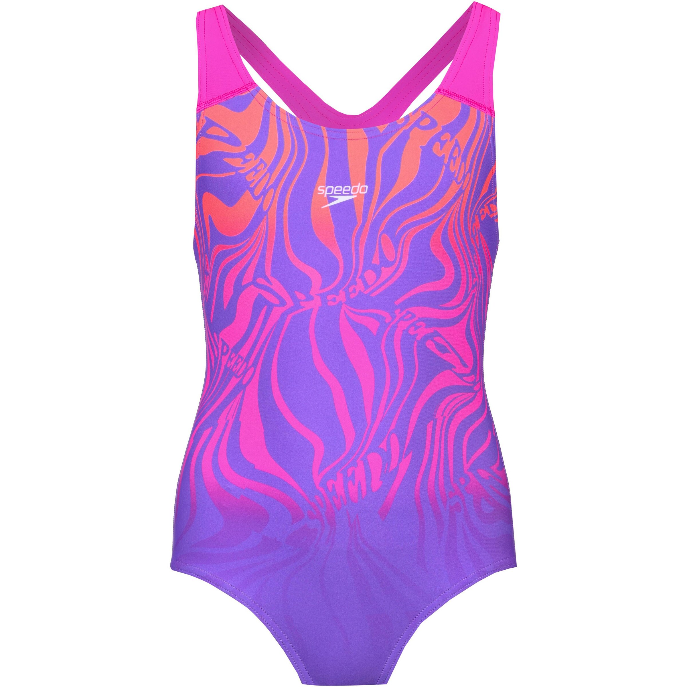 SPEEDO Sportbadeanzug 'Digital Placement' in Blau: Vorderseite