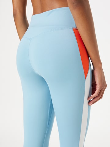 NIKE Skinny Sporthose in Blau