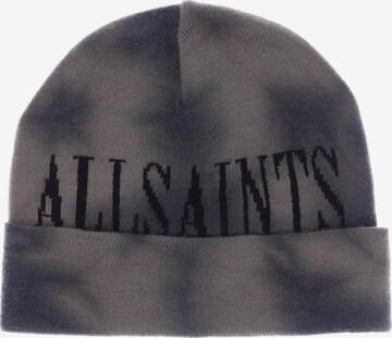 AllSaints Hut oder Mütze One Size in Grau: predná strana