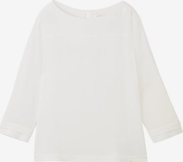 Camicia da donna di TOM TAILOR in bianco: frontale
