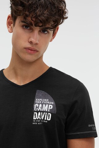 CAMP DAVID Shirt in Black