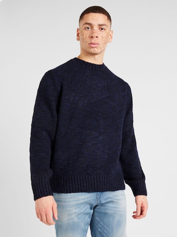 River Island Sweater in Blue: front