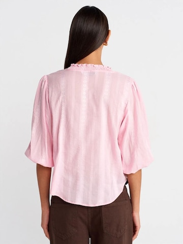 Dilvin Blouse in Pink