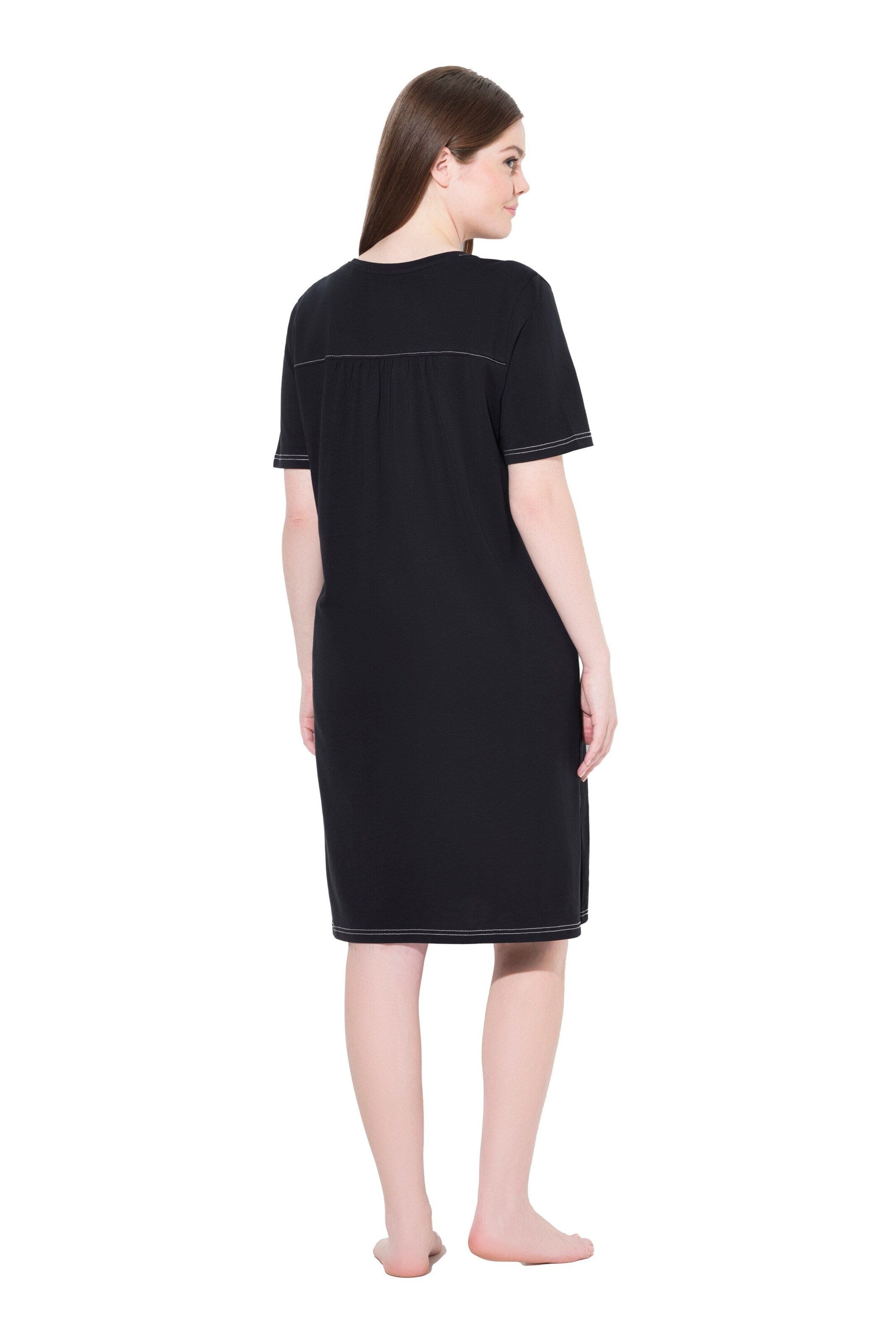 Ulla Popken Nachthemd in Blauw