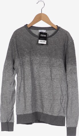 SELECTED Sweatshirt & Zip-Up Hoodie in L in Grey: front