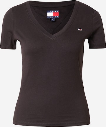 Tommy Jeans T-Shirt in Schwarz: Vorderseite