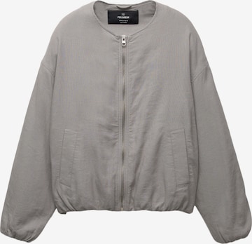 Pull&Bear Välikausitakki värissä harmaa: etupuoli