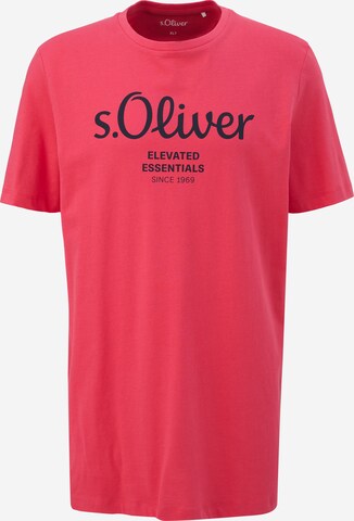 s.Oliver Red Label Big & Tall Shirt in Rot: predná strana
