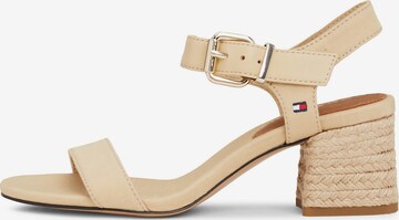 Sandales 'Rope' TOMMY HILFIGER en beige : devant