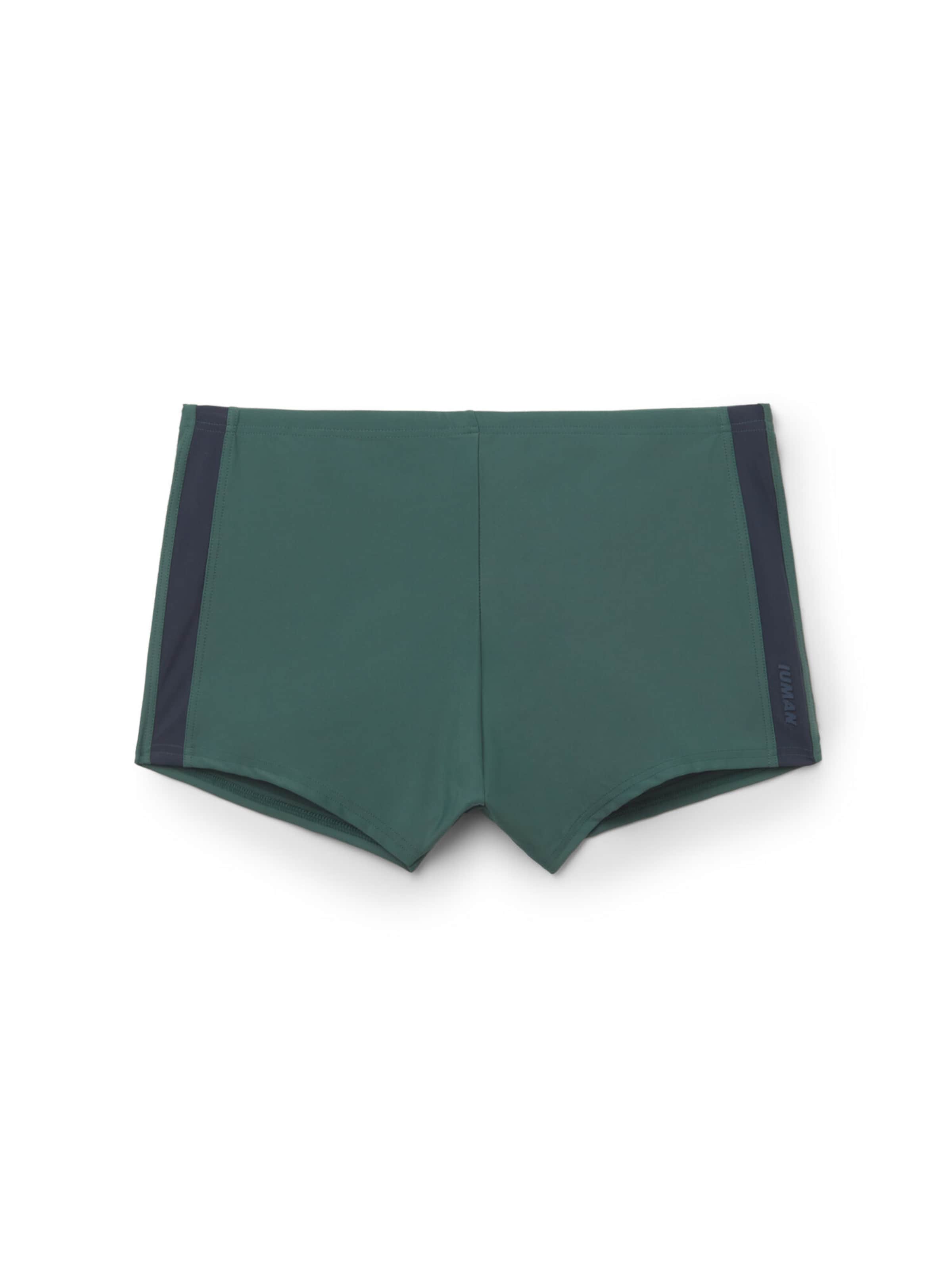 IUMAN Intimissimi Swim Trunks in Green: front