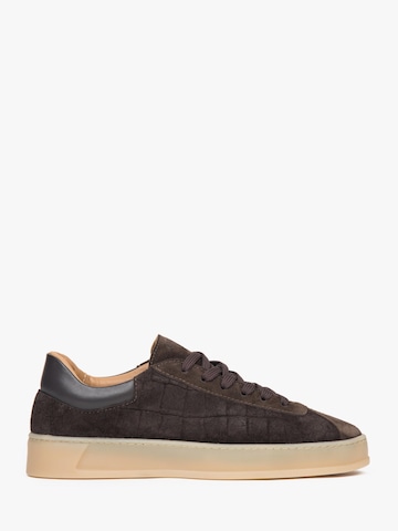 Estro Sneaker low '09-3602' i brun: forside