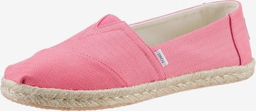 TOMS Espadrilles in Pink: predná strana