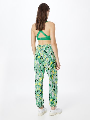 ADIDAS BY STELLA MCCARTNEY Tapered Workout Pants 'Floral Printed ' in White