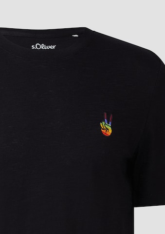 s.Oliver Shirt in Zwart