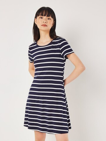 Robe ' ' Apricot en bleu : devant
