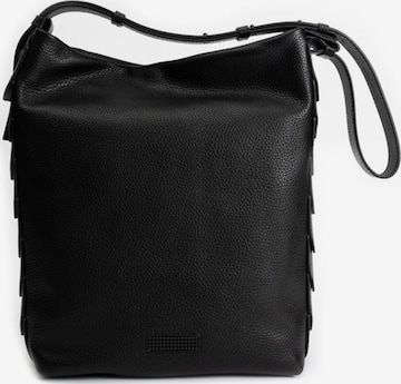 Clio Crossbody Bag 'PANDION GRAINED' in Black: front