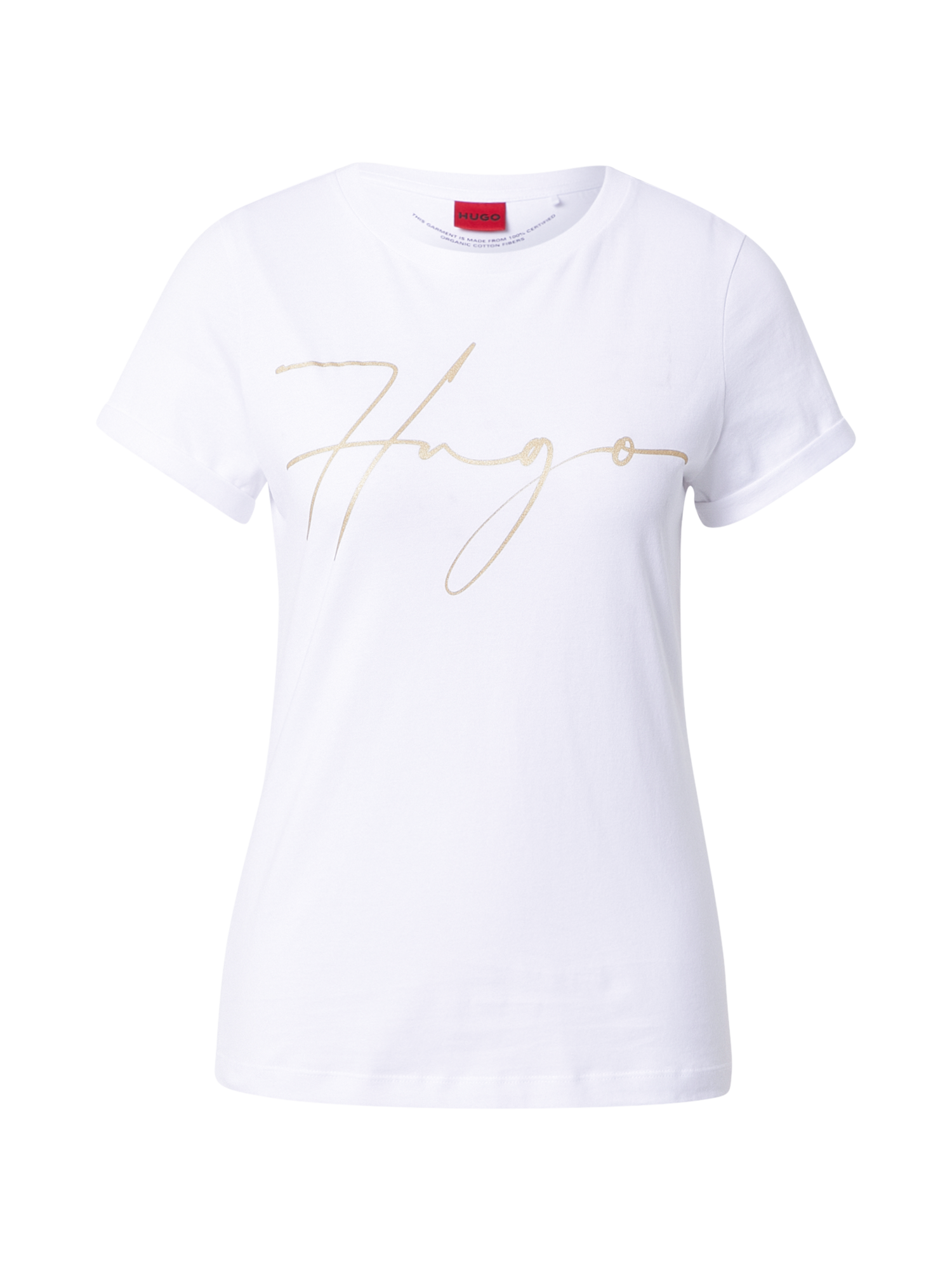 Koszulki & topy Odzież HUGO Koszulka w kolorze Białym 