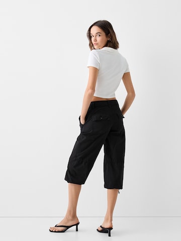 Bershka Regular Pants in Black